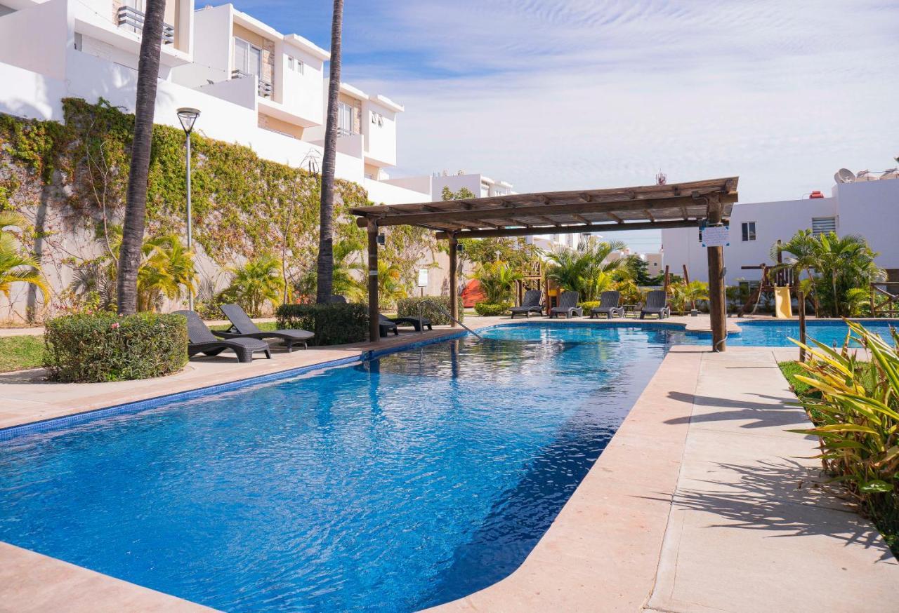 Casa En Privada Frente A La Playa Con Alberca! Villa Mazatlán Exterior foto
