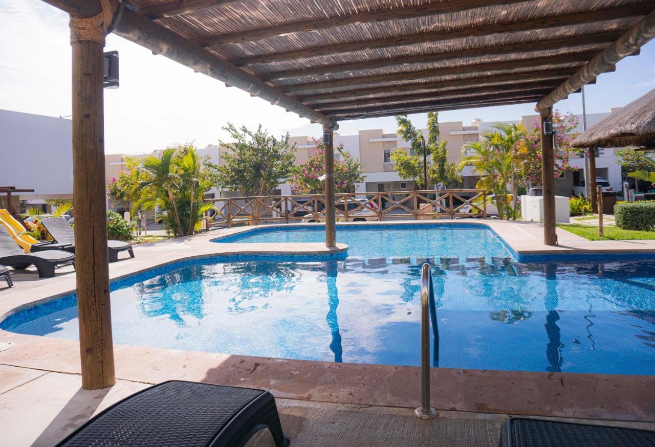 Casa En Privada Frente A La Playa Con Alberca! Villa Mazatlán Exterior foto