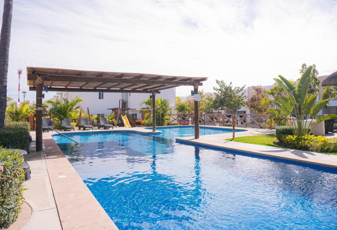 Casa En Privada Frente A La Playa Con Alberca! Villa Mazatlán Exterior foto
